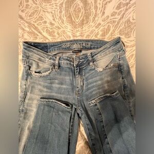 American Eagle Jeans Super Stretch Jegging 4 Extra Long